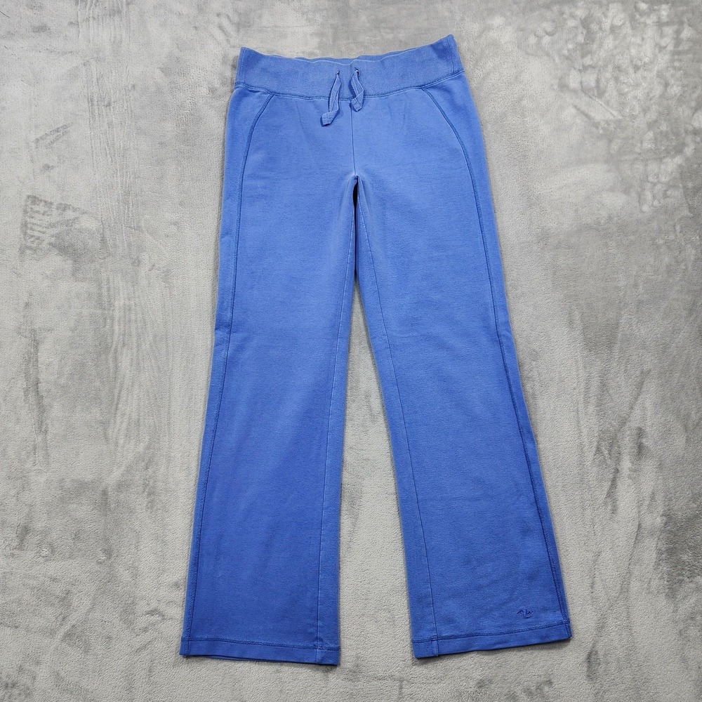 Athletic Works Pants Womens S Blue Azure Knit Sweatpants Casual Yoga Lounge